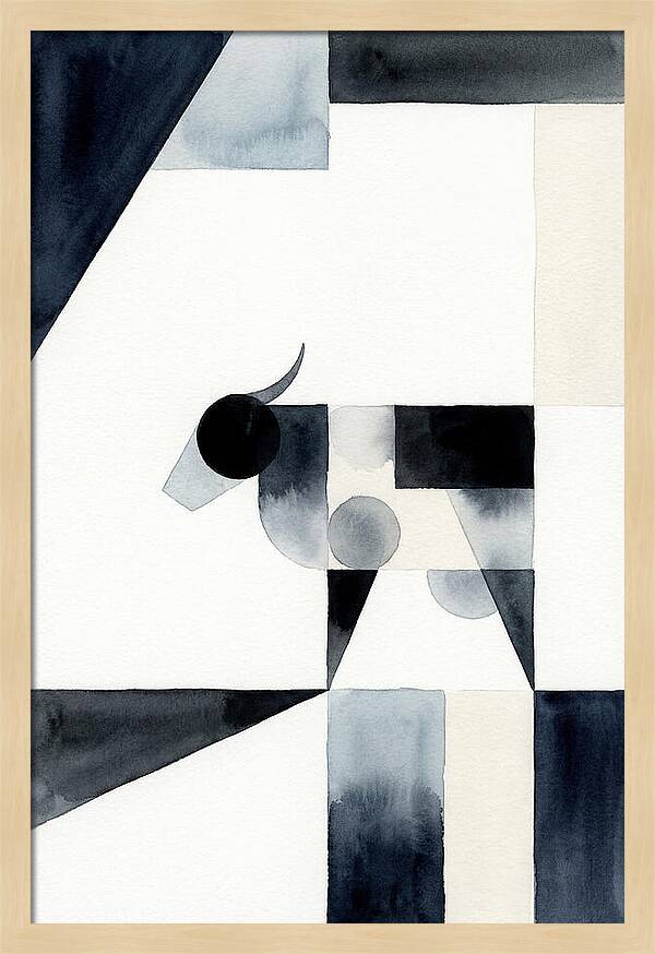 Holstein Cattle Minimalism