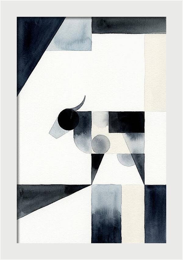 Holstein Cattle Minimalism