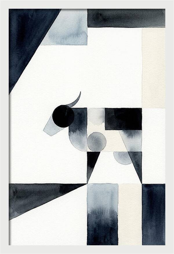 Holstein Cattle Minimalism