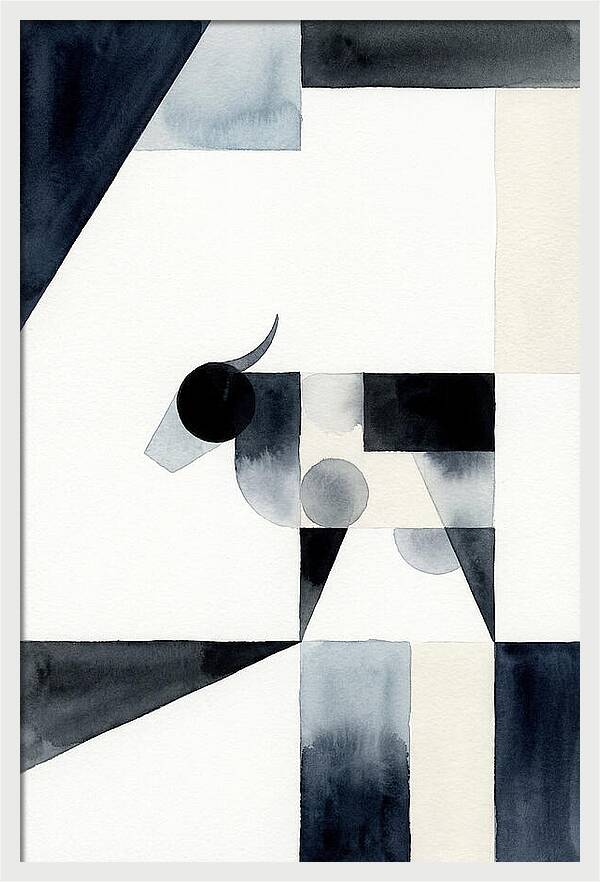 Holstein Cattle Minimalism