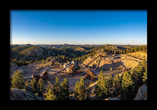 Homestake Mine Headframe Landscape