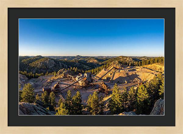 Homestake Mine Headframe Landscape
