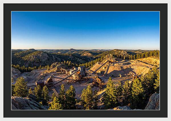 Homestake Mine Headframe Landscape