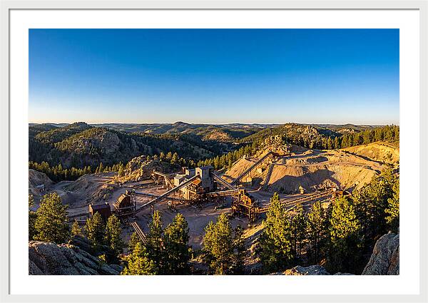 Homestake Mine Headframe Landscape
