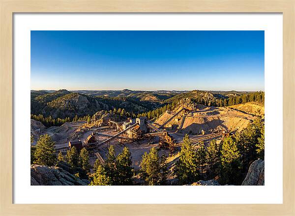 Homestake Mine Headframe Landscape