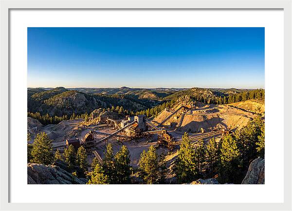 Homestake Mine Headframe Landscape