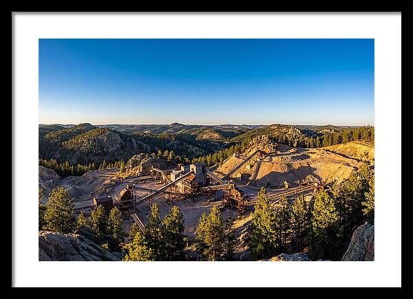 Homestake Mine Headframe Landscape