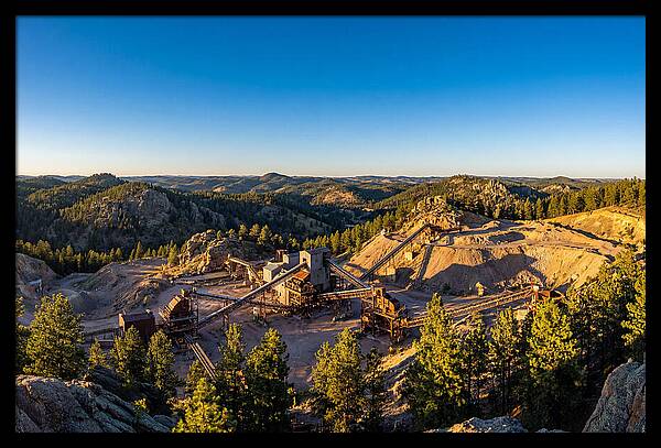 Homestake Mine Headframe Landscape