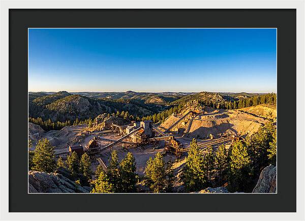 Homestake Mine Headframe Landscape