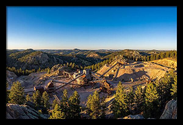 Homestake Mine Headframe Landscape