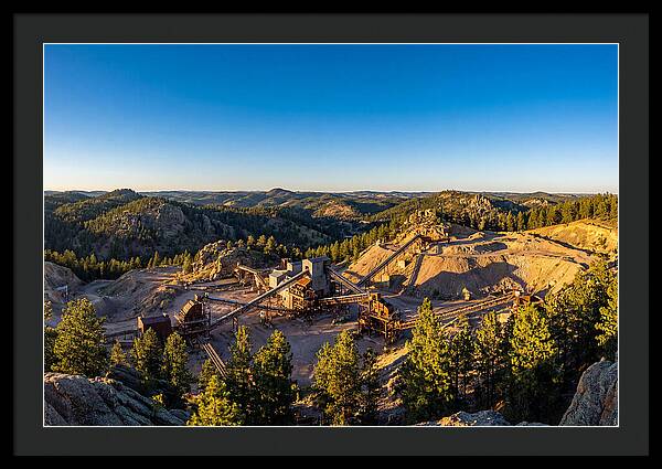 Homestake Mine Headframe Landscape
