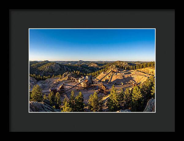 Homestake Mine Headframe Landscape