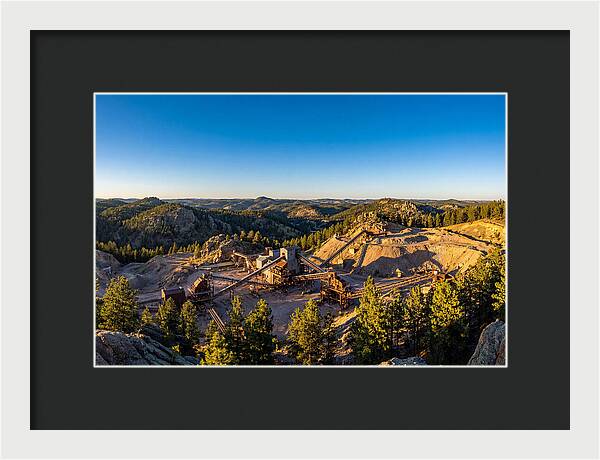 Homestake Mine Headframe Landscape