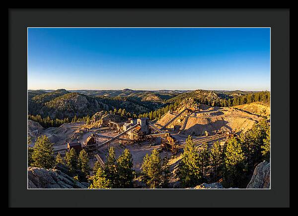 Homestake Mine Headframe Landscape