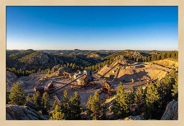 Homestake Mine Headframe Landscape