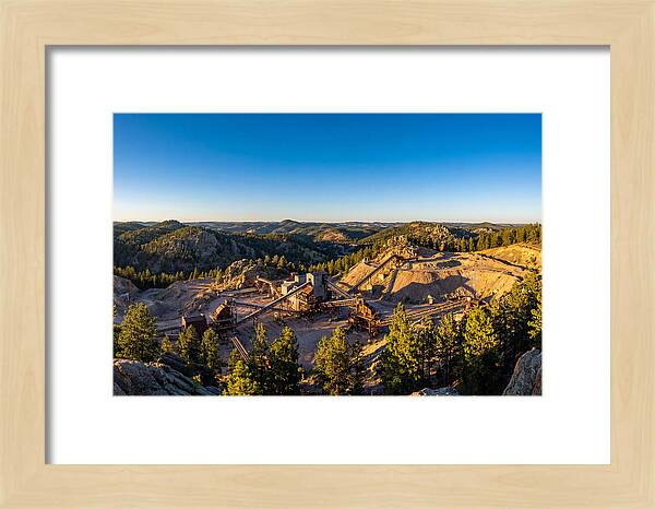 Homestake Mine Headframe Landscape