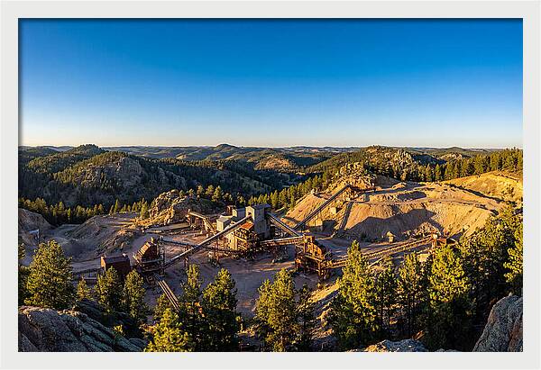 Homestake Mine Headframe Landscape