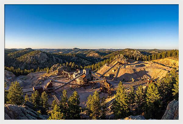 Homestake Mine Headframe Landscape