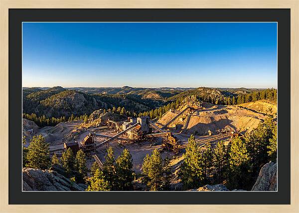 Homestake Mine Headframe Landscape
