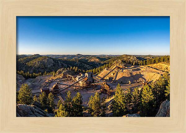 Homestake Mine Headframe Landscape