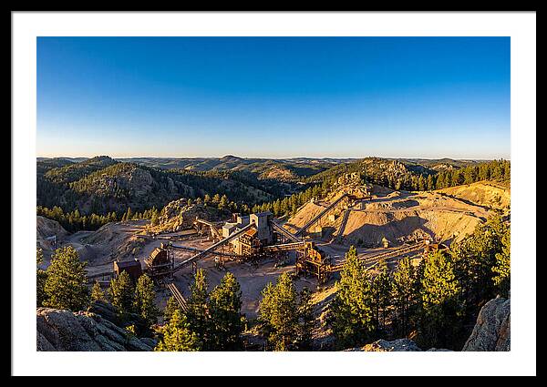 Homestake Mine Headframe Landscape