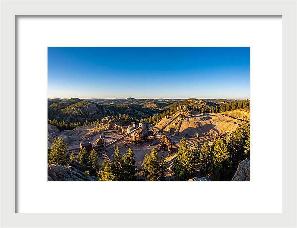 Homestake Mine Headframe Landscape