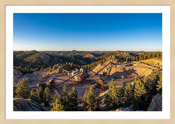 Homestake Mine Headframe Landscape