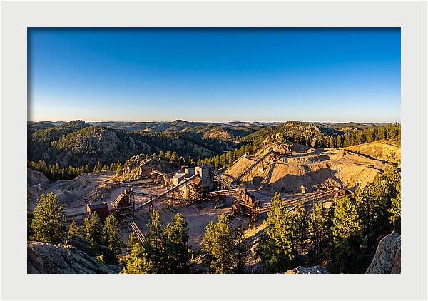 Homestake Mine Headframe Landscape