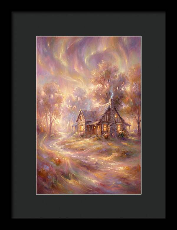 Homestead Under Aurora