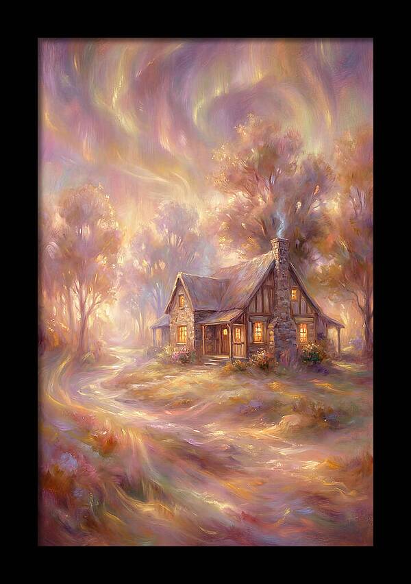 Homestead Under Aurora