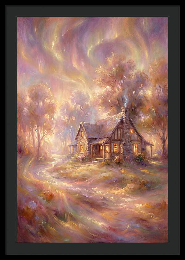 Homestead Under Aurora