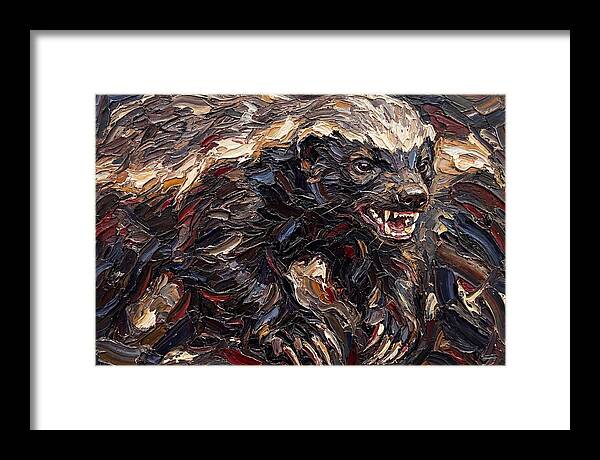 Honey Badger In Bold Strokes