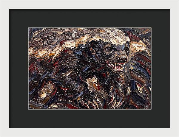 Honey Badger In Bold Strokes