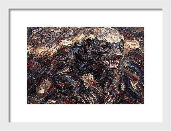 Honey Badger In Bold Strokes