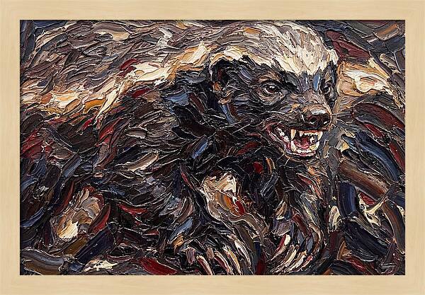Honey Badger In Bold Strokes