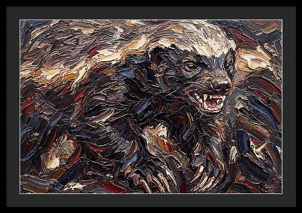 Honey Badger In Bold Strokes