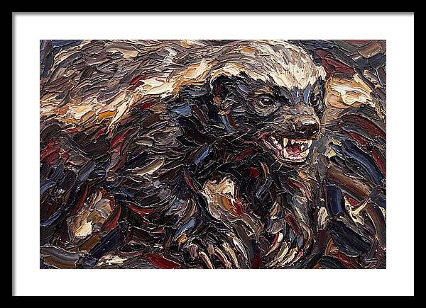 Honey Badger In Bold Strokes