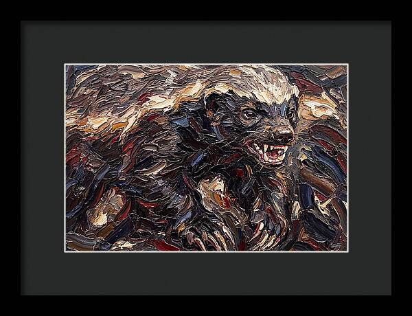 Honey Badger In Bold Strokes