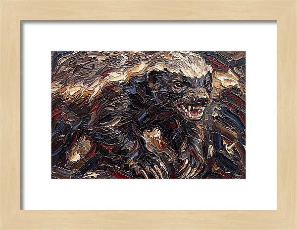 Honey Badger In Bold Strokes