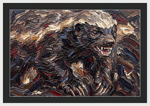 Honey Badger In Bold Strokes