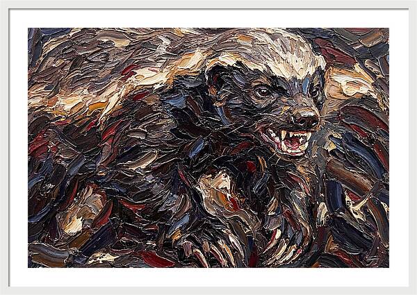 Honey Badger In Bold Strokes