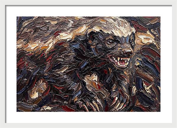 Honey Badger In Bold Strokes