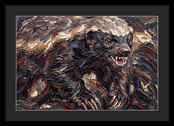 Honey Badger In Bold Strokes