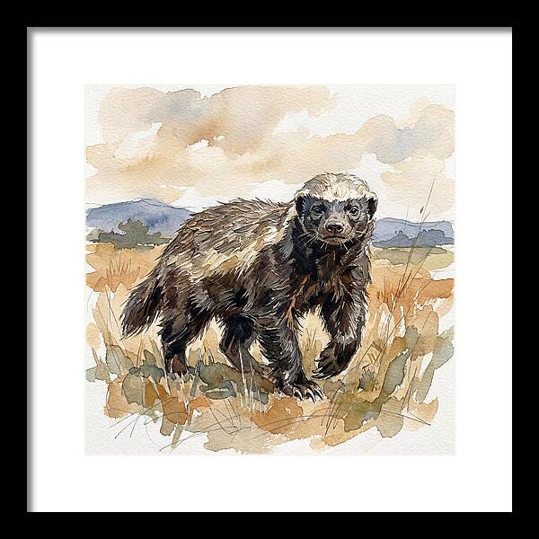 Honey Badger In Nature