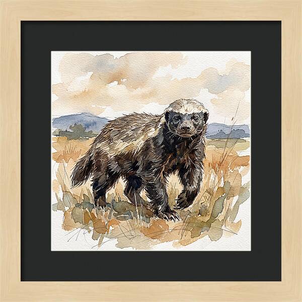 Honey Badger In Nature