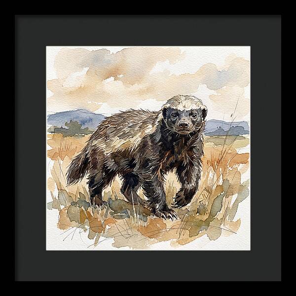 Honey Badger In Nature