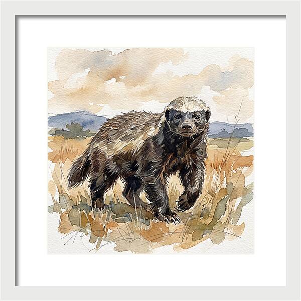 Honey Badger In Nature