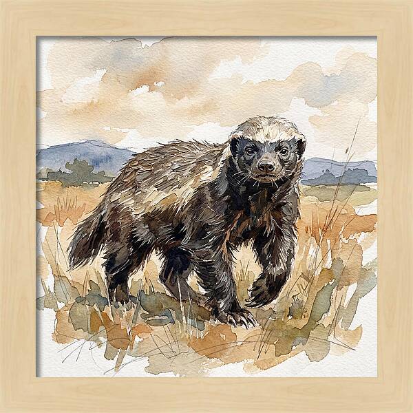 Honey Badger In Nature