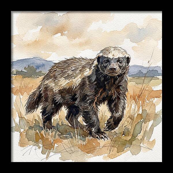Honey Badger In Nature