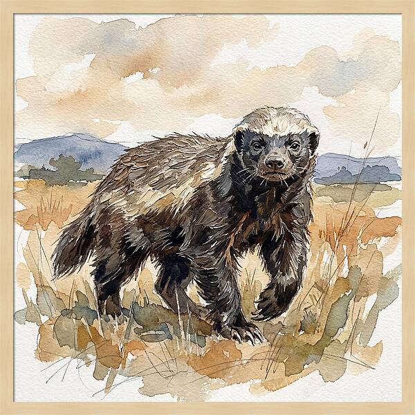 Honey Badger In Nature